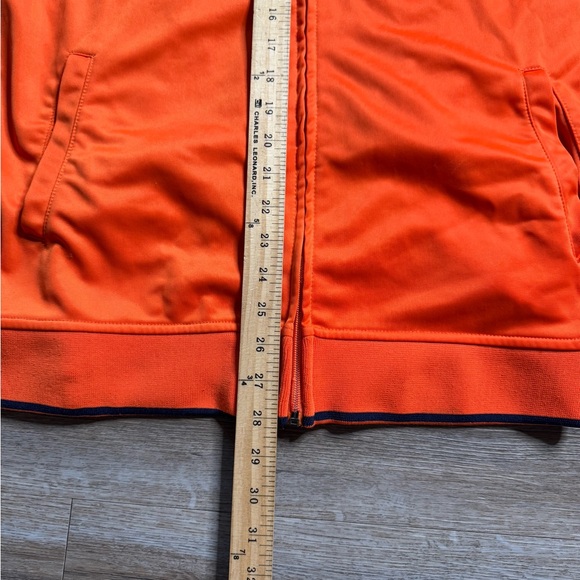 FC Barcelona Mens Size L Orange Jacket Authentic Pockets Official Merchandise - Picture 9 of 12